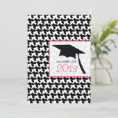 Houndstooth Class of 2013 Graduation Invitation (Debout devant)