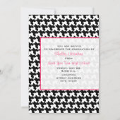 Houndstooth Class of 2013 Graduation Invitation (Dos)
