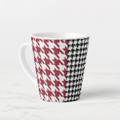 Houndstooth Combo Latte Mok (Linkerhoek)