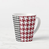 Houndstooth Combo Latte Mok (Rechterhoek)