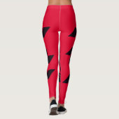 Houndstooth-controle Leggings (Achterkant)