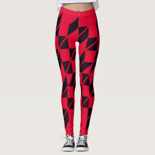 Houndstooth-controle Leggings