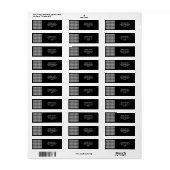 houndstooth-controlepatroon etiket (Full Sheet)