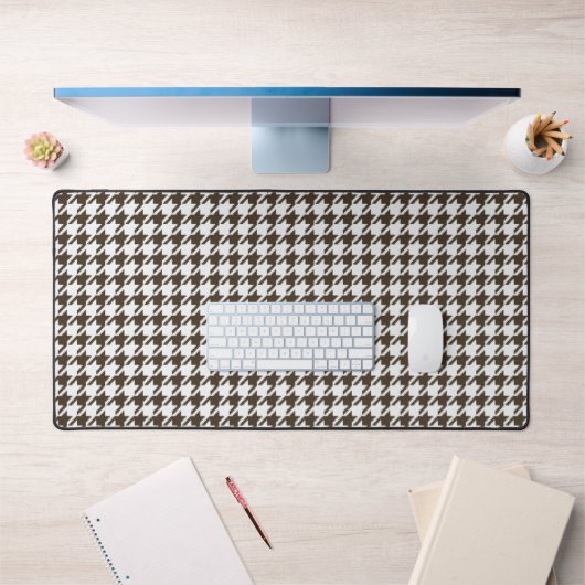 Houndstooth de Brown Combination par Shirley Taylo (Bureau 1)