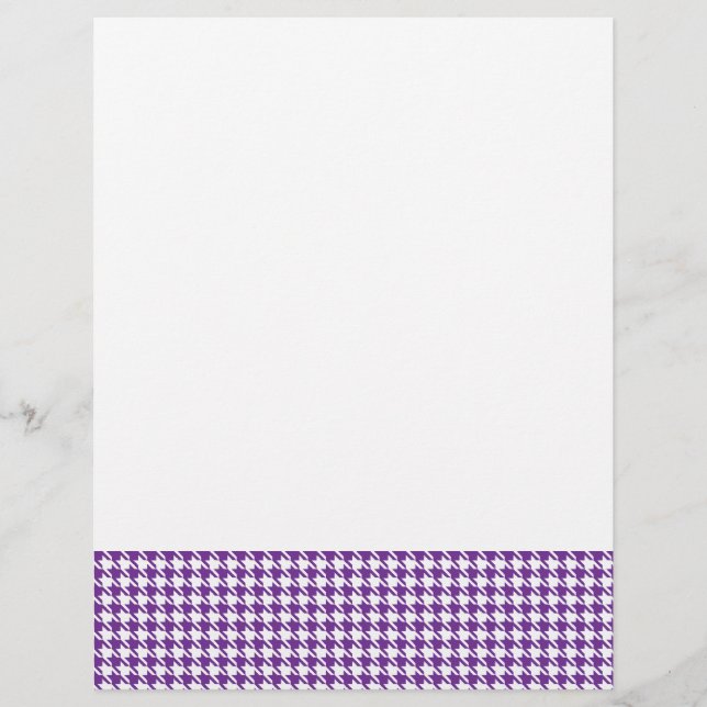 Houndstooth Druif en Wit (Voorkant)