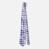 Houndstooth Electrical Lightning Spartern Pattern Stropdas (Voorkant)
