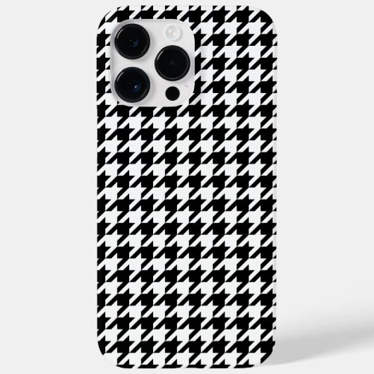 Houndstooth Elegantie Case-Mate iPhone Case (Achterkant)
