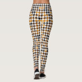 Houndstooth Flames de Leggings Motifs Plasma (Dos)