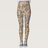 Houndstooth Flames of Plasma Pattern Leggings (Voorkant)