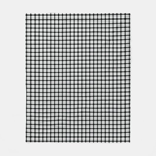Houndstooth Fleece Blanket Deken (Voorkant)