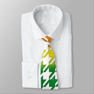 Houndstooth Grande Cravate arc-en-ciel
