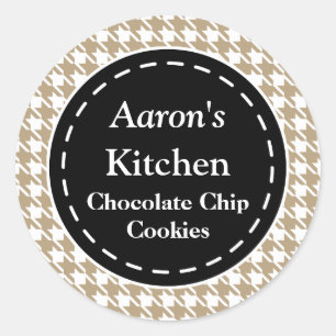 Houndstooth keuken Stickers