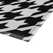 Houndstooth klassiek wevingspatroon snijplank (Hoek)