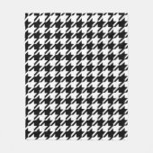 Houndstooth Large Classic Patroon Fleece Deken (Voorkant)