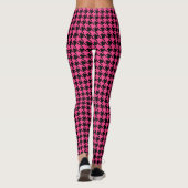 Houndstooth Leggings rose vif (Dos)