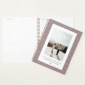 Houndstooth Light Chocolate Cosmos photo cadre (Devant avec enveloppe)