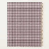 Houndstooth Light Chocolate Cosmos photo cadre (Dos)
