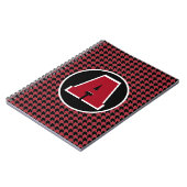Houndstooth monogram notitieboek (Linkerzijde)