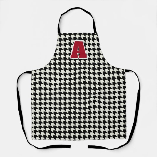Houndstooth-monogram Schort (Voorkant)