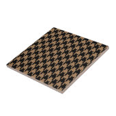 houndstooth motif carreau noir et or (Côté)