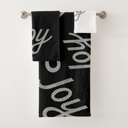 Houndstooth Motif Joy Noir et Blanc (En situation)