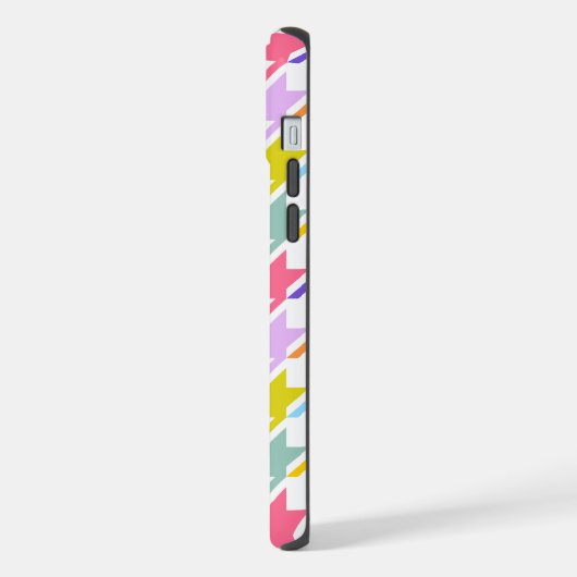 Houndstooth Multicolor+White Big Motif (Côté gauche)