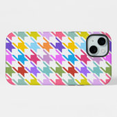 Houndstooth Multicolor+White Big Motif (Verso Horizontal)