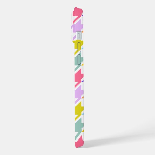 Houndstooth Multicolor+White Big Motif (Côté gauche)