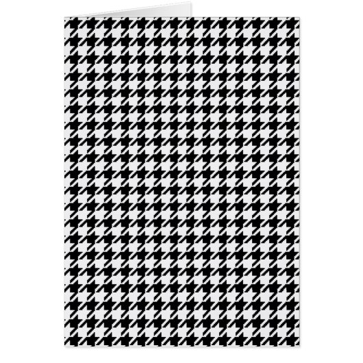 Houndstooth noir et blanc par Shirley Taylor (Devant)
