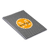 Houndstooth Notitieboek (Rechterzijde)