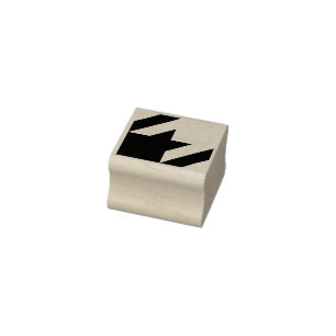 Houndstooth Patroon Zwart Wit Rubberstempel