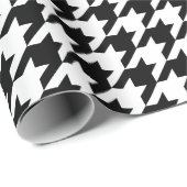Houndstooth-patroonpapier Cadeaupapier (Rol Hoek)