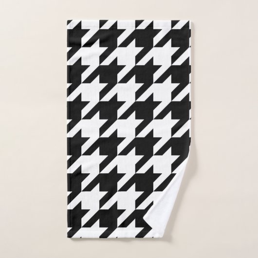 Houndstooth Pattern Bad Handdoek (Handdoek)