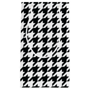 Houndstooth Pattern Black White Klein Cadeauzakje