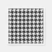Houndstooth Pattern Black White Servet (Voorkant)