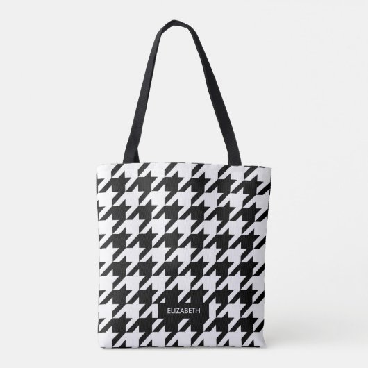 Houndstooth Pattern Draagtas (Achterkant)