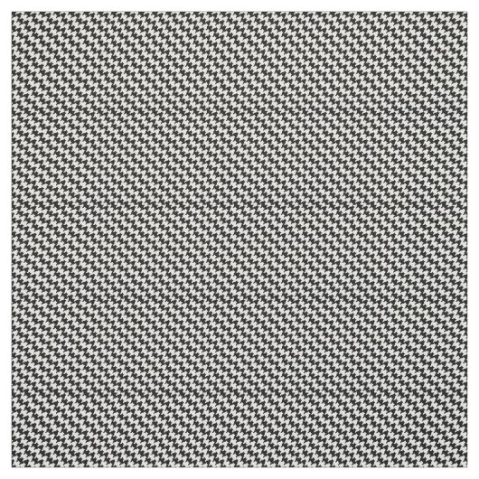 Houndstooth Pattern Fabric Stof (Swatch)