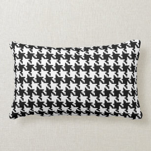 Houndstooth Pied-de-Poule Pattern Mod Kussen