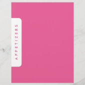 Houndstooth Receptenverdeler/Appetizers/Douane (Achterkant)