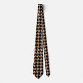 Houndstooth Skin and Fishnets Pattern Stropdas (Voorkant)