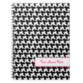 Houndstooth Spiral - Aangepast notebook Notitieboek (Voorkant)