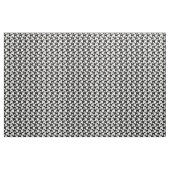 Houndstooth Style Tesselation noir tissu chien (Yard)
