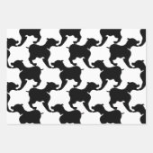 Houndstooth Style Tesselehond Kies kleur Inpakpapier Vel (Voorkant 2)