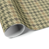 Houndstooth Tweed Cadeaupapier (Rol Hoek)