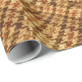 Houndstooth Tweed Wrapping Paper Cadeaupapier (Rol Hoek)