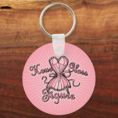 Hourglass Figuur Sleutelhanger (Voorkant)