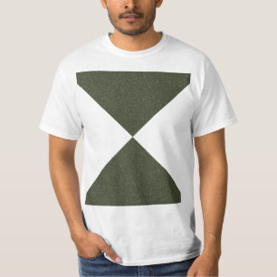 Hourglass Moss Green Textured T-shirt