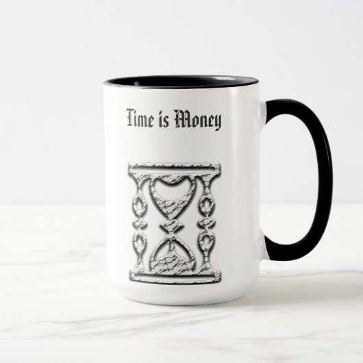 Hourglass op Gepersonaliseerd koffiedogen: minimaa Mok (Rechts)