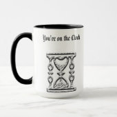 Hourglass op Gepersonaliseerd koffiedogen: minimaa Mok (Links)