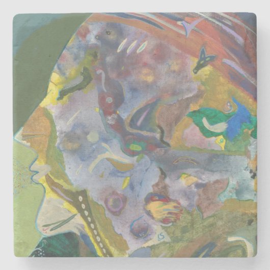 Houria - Marble Stone Onderzetter (Voorkant)